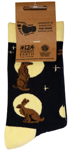 rabbit moon socks